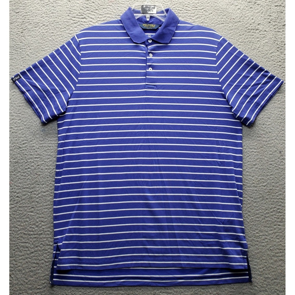 Polo Golf Ralph Lauren Golf Polo Shirt Mens L Multi Striped Short Sleeve Popover